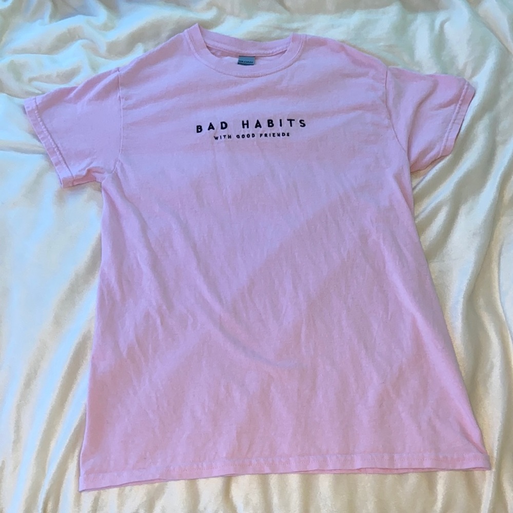Bad Habits With Good Friends, Small, Pink